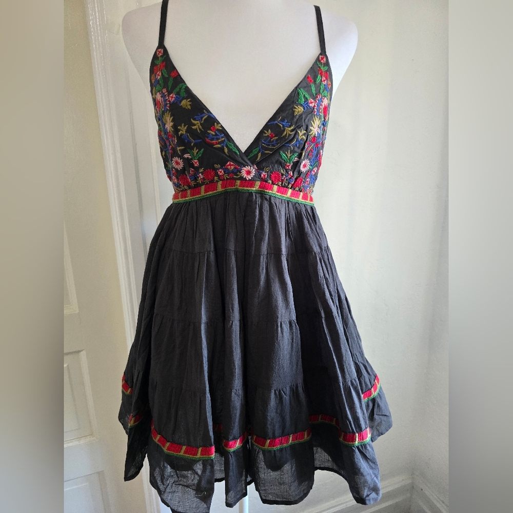 NEW Raga Embroidered Mini Dress - Picture 4 of 8